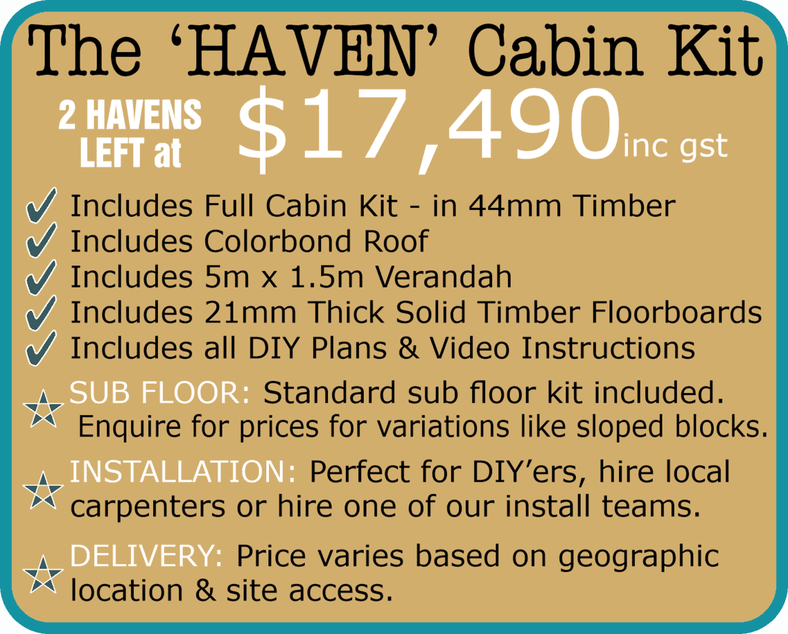 Cabinlife Haven Cabin Price March 22