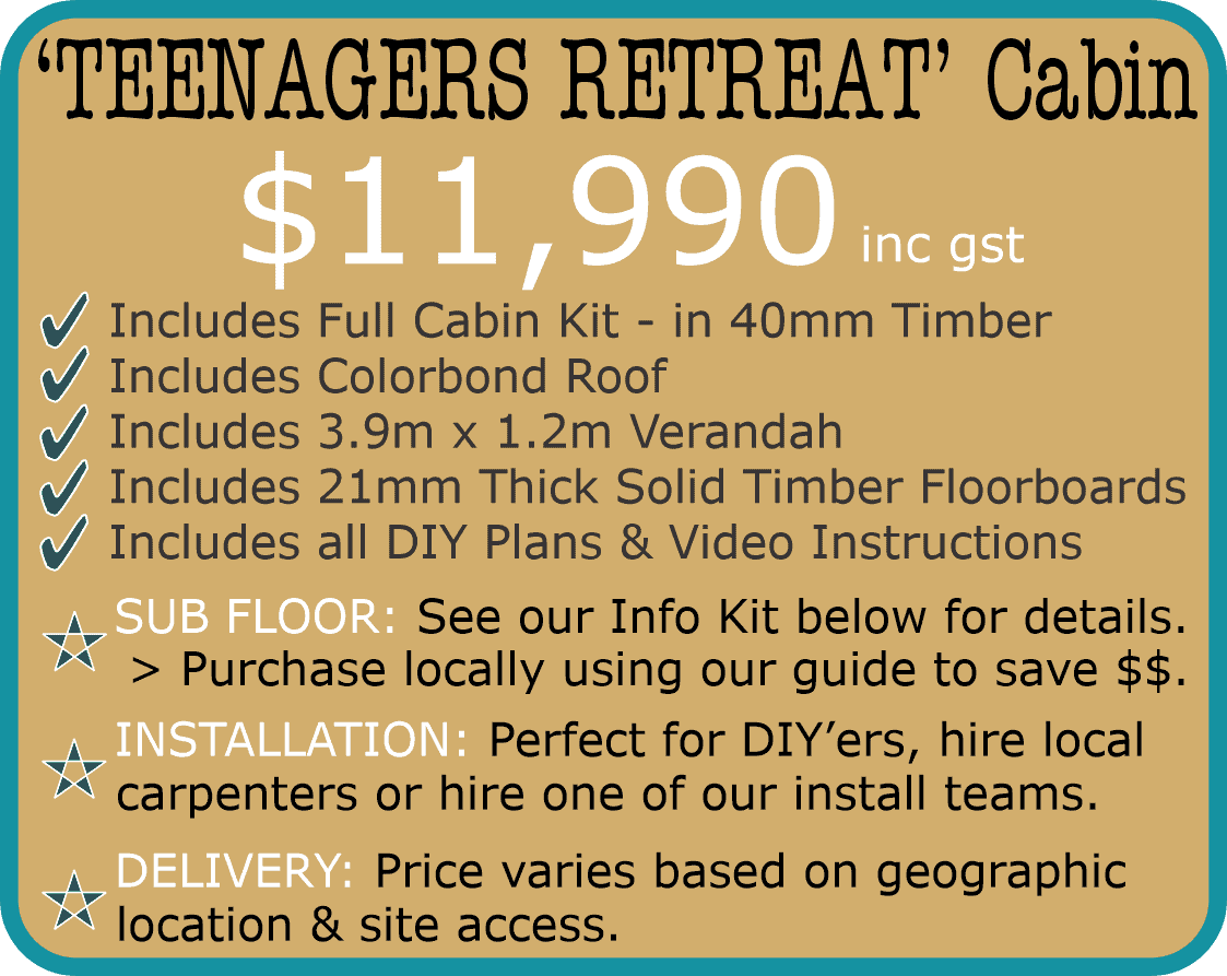 Cabinlife Teenage Retreat Cabin Price March 22